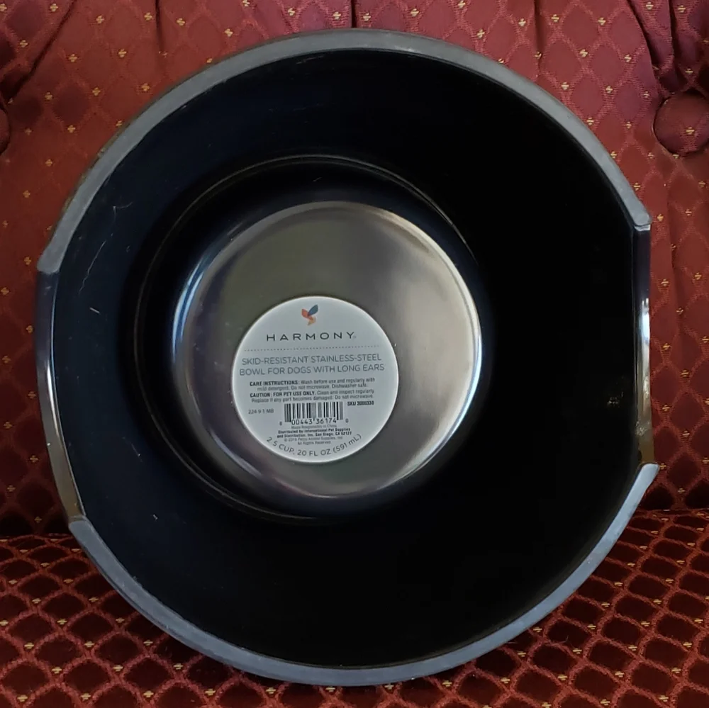 Harmony Skid-Resistant Stainless Steel Bowl For Dogs WITHOUT BOWL